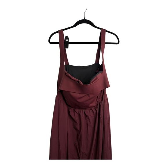 Halara Breezeful Push Up Maxi Dress XL NWT Amaranth Padded - Picture 8 of 13